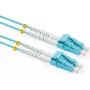 VALUE Fibre Optic Patch Cable LC-LC Duplex OM3 3m Turquoise LSZH