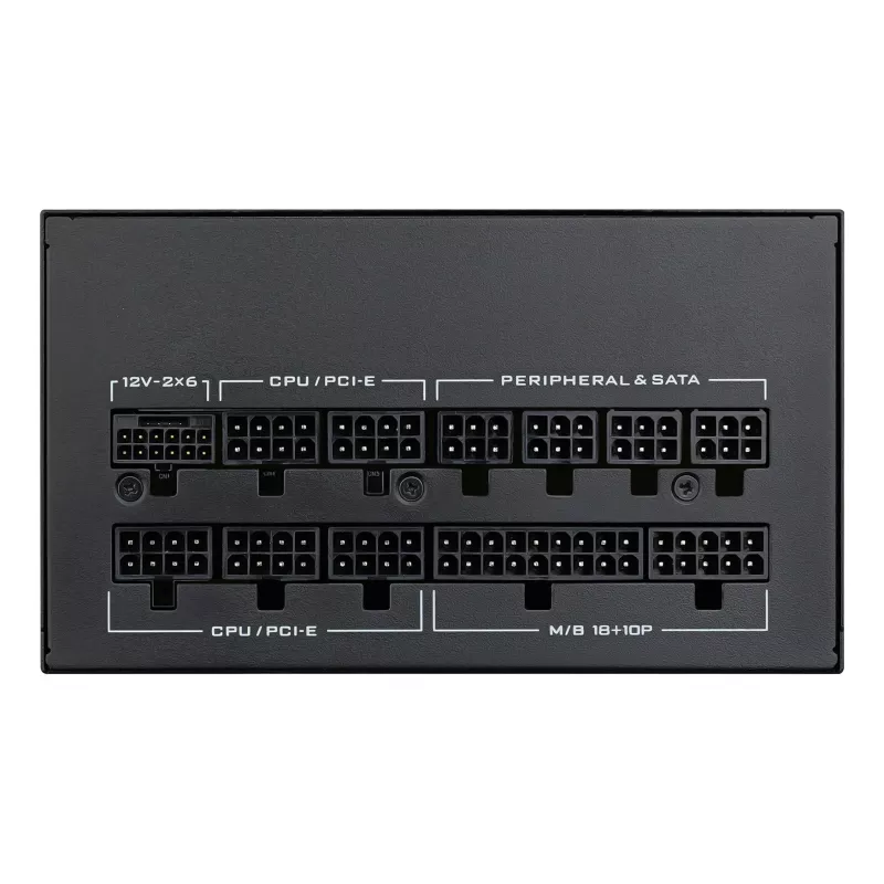 Lian Li SX Series 80 PLUS Platinum Power Supply, Fully Modular, PCIe 5.1, ATX 3.1 - 1200 Watt, Black
