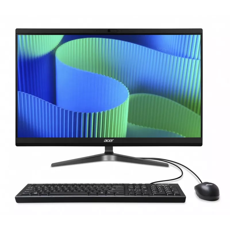 Acer Veriton Vero VZ2724G All-in-One PC, 23.8 inch FHD IPS, Intel Core i5-14400, 8GB DDR5, 512GB SSD, Windows 11 Pro, Black