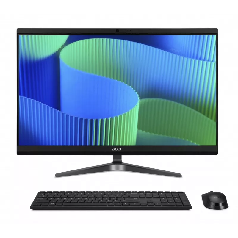 Acer Veriton Vero VZ2724G All-in-One PC, 23.8 inch FHD IPS, Intel Core i5-14400, 8GB DDR5, 512GB SSD, Windows 11 Pro, Black
