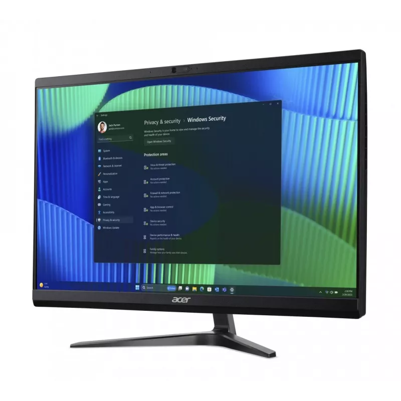 Acer Veriton Vero VZ2724G All-in-One PC, 23.8 inch FHD IPS, Intel Core i5-14400, 8GB DDR5, 512GB SSD, Windows 11 Pro, Black