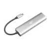TB USB-C to RJ45 Gigabit Ethernet Adapter with 3x USB-A 3.0 and USB-C PD 100W, Space Grey