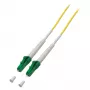EFB Elektronik O2519.2 Simplex Fibre Optic Patch Cable LC/APC to LC/APC OS2 9/125 2m G.657.A2 LSZH Yellow