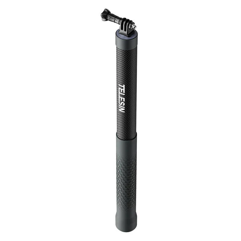 TELESIN GP-MNP-300-3 Carbon Fiber Selfie Stick 3m for Action Cameras