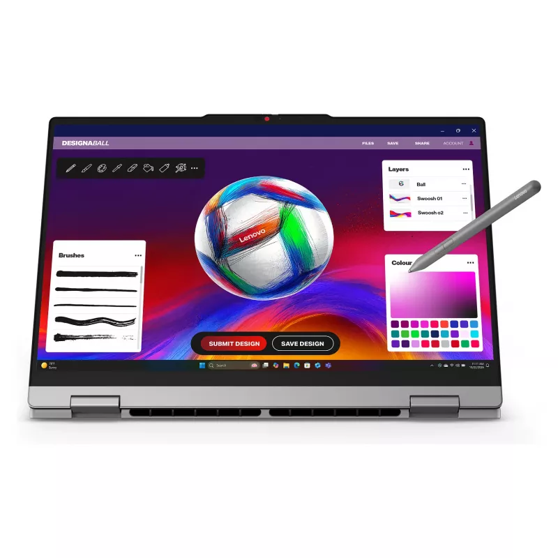 Lenovo IdeaPad 5 2-in-1 15AGP11 15.3 inch WUXGA OLED Touchscreen 2-in-1 Laptop (AMD Ryzen AI 7 445, 16GB RAM, 1TB SSD, Windows 11 Home) - 83UM002AGE