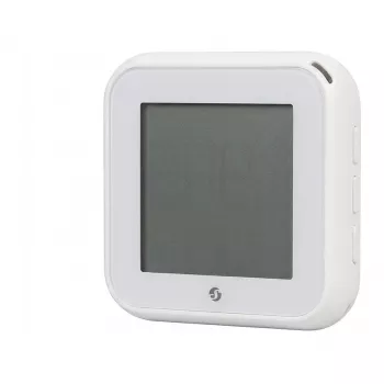 Shelly BLU H&T Display ZB Temperature and Humidity Sensor with E-Paper Display, Zigbee 3.0, Bluetooth 5.0, White