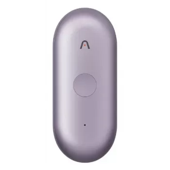 PLAUD NotePin S Lilac AI Voice Recorder with 64GB Storage, Bluetooth 5.0, USB-C, Up to 30h Recording
