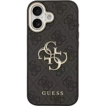 GUESS Hard Cover 4G Metal Logo Black for Apple iPhone 17