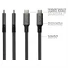 GoodConnections USB-C 4.0 (ST-ST) 1m Braided Cable 100W 8K 30Hz Anthracite