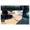 GoodConnections USB-C 4.0 (ST-ST) 1m Braided Cable 100W 8K 30Hz Anthracite