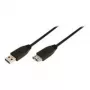 LogiLink USB 3.0 Extension Cable - USB Type A Male to USB Type A Female - 1 m - Black