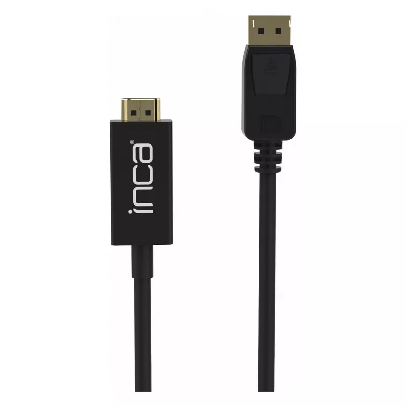 INCA DisplayPort to HDMI Cable 1.8 m 10.2 Gbit/s Black