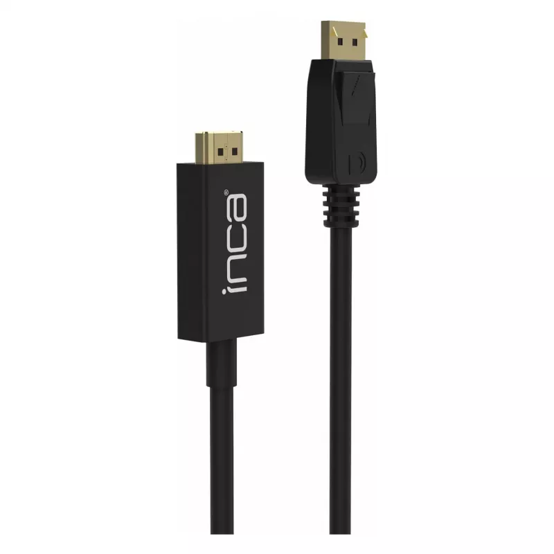 INCA DisplayPort to HDMI Cable 1.8 m 10.2 Gbit/s Black