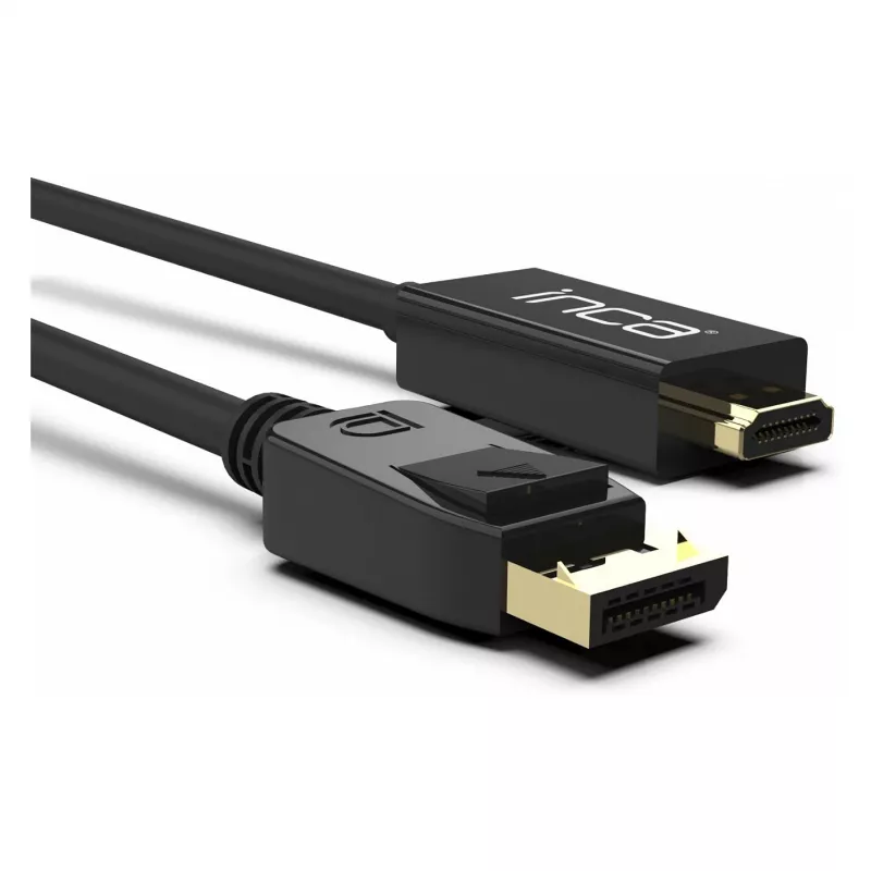 INCA DisplayPort to HDMI Cable 1.8 m 10.2 Gbit/s Black