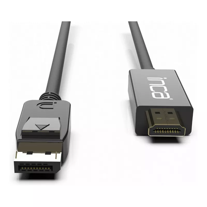 INCA DisplayPort to HDMI Cable 1.8 m 10.2 Gbit/s Black