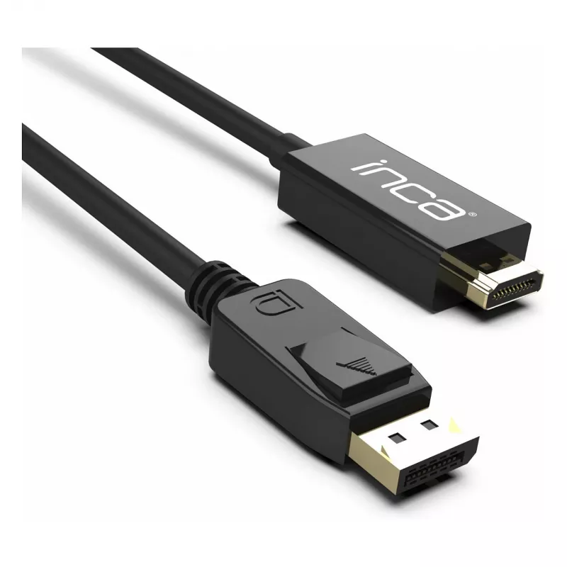 INCA DisplayPort to HDMI Cable 1.8 m 10.2 Gbit/s Black