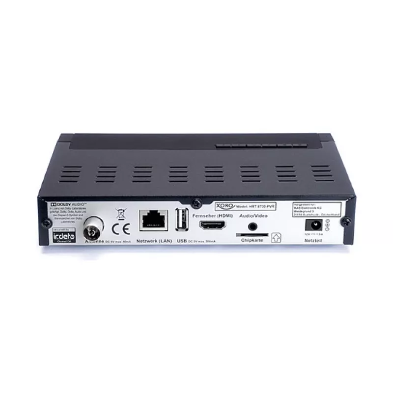 Xoro HRT 8730 DVB-T/T2 Full HD Receiver, Black