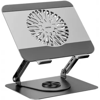 UNITEK OT1098AGY Adjustable Laptop Cooling Pad with 2 Fans, 8 inch-17.3 inch