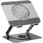 UNITEK OT1098AGY Adjustable Laptop Cooling Pad with 2 Fans, 8 inch-17.3 inch