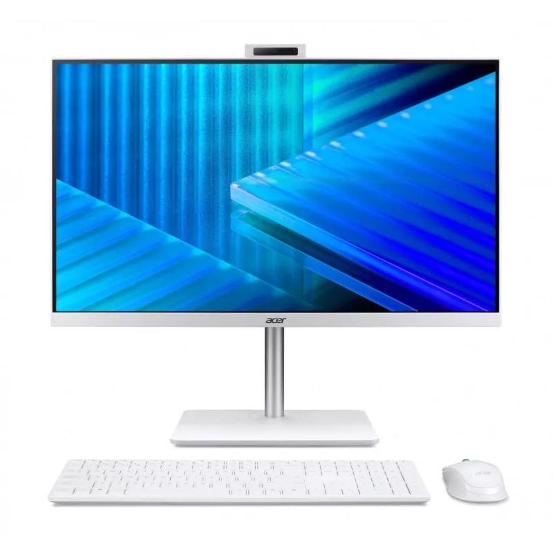 Acer Veriton 2000 VZ2417G All-in-One PC, 27 inch IPS FHD, Intel Core 5 120U, 16GB DDR5, 512GB M.2 SSD, Windows 11 Pro, White