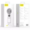 AWEI F39 Fast Ice Mini Hand Fan, Ice White, 3600mAh, Turbo Cooling, 5 Speeds, USB-C