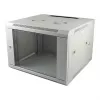 ALLNET 19-inch Wall Enclosure 12U 1-Piece T595/B541mm Light Grey SMQ Series