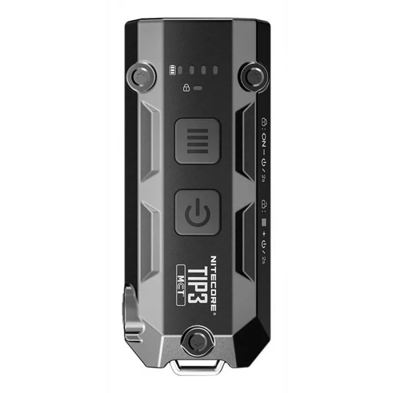 NITECORE TIP3 Keychain Flashlight Black 720 Lumens