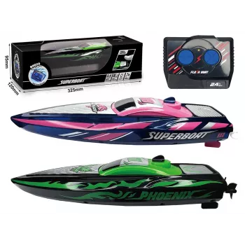 MADEJ R/C Speed Boat 2.4GHz RC Boat with USB Charger