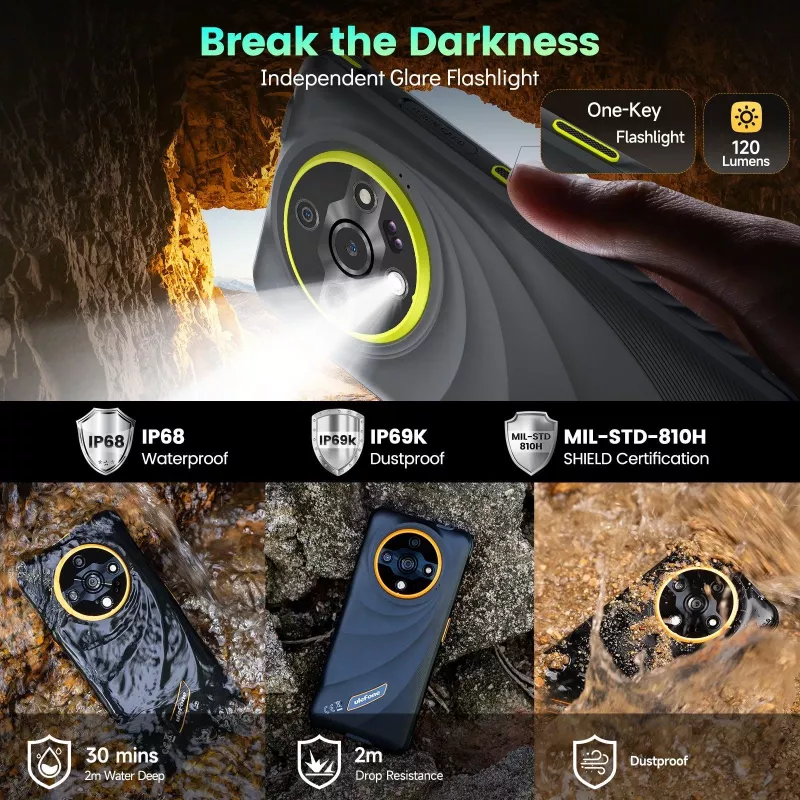 Ulefone Armor X31 6/128GB Black Rugged Smartphone