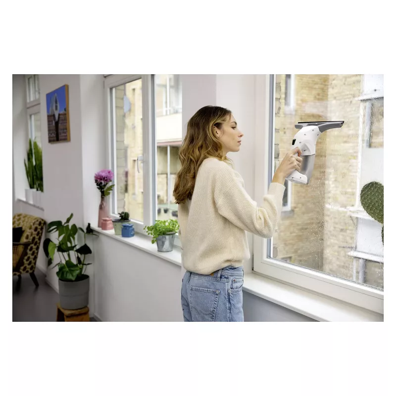 Kärcher WV 3 Comfort Precision Window Vacuum Cleaner, 280 mm Working Width, Lithium-Ion, 100 min Runtime, 0.9 kg