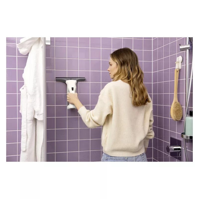 Kärcher WV 3 Comfort Precision Window Vacuum Cleaner, 280 mm Working Width, Lithium-Ion, 100 min Runtime, 0.9 kg