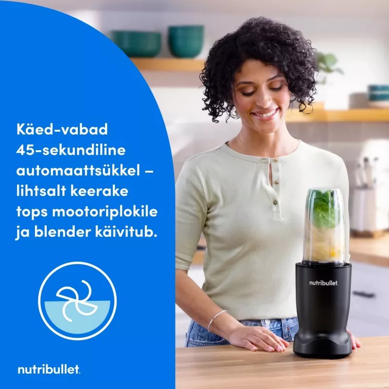 Nutribullet NBT1006MB Turbo 1000 W Blender, Matte Black