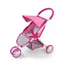 MILLY MALLY Dolls Pram Susie Prestige - Pink/Grey/White