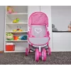 MILLY MALLY Dolls Pram Susie Prestige - Pink/Grey/White