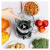 MPM MBL-37 Blender, 500 W, 1.5 L Glass Jug, Stainless Steel Blade, 2 Speeds, Pulse Function, Ice Crushing, Black