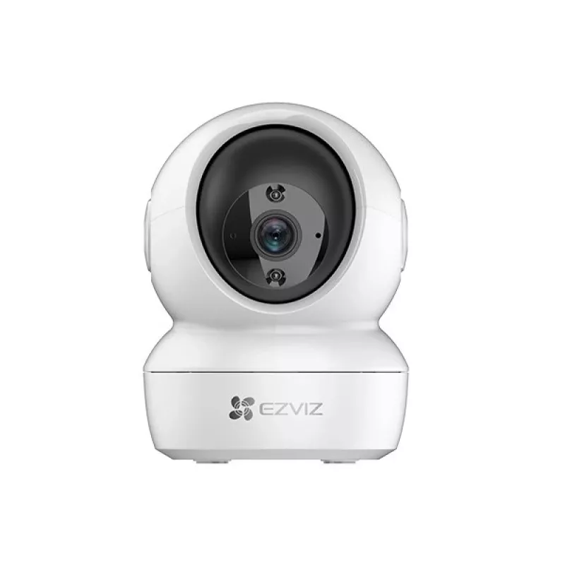 EZVIZ H6C 2MP Pan & Tilt Indoor Security Camera, Full HD 1080p, Night Vision, Two-Way Audio, Wi-Fi, White
