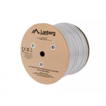 LANBERG SFTP Cat.5e 305m Solid Copper LSZH Network Cable Gray