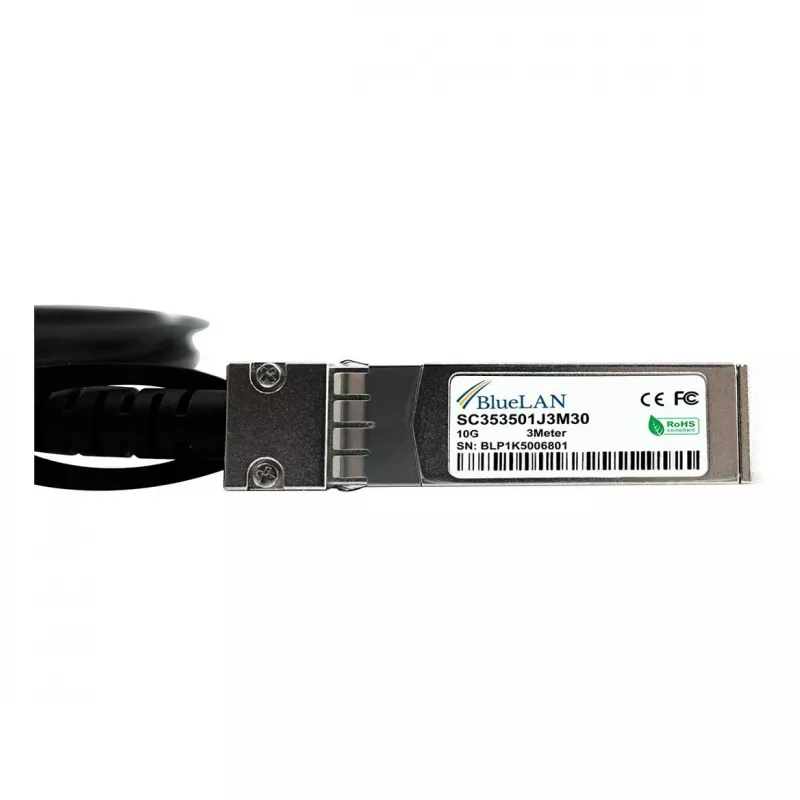 BLUEOPTICS Compatible Extreme Networks 10304 BlueLAN 10GBASE-CR Passive SFP+ to SFP+ Direct Attach Cable, 1m, AWG30
