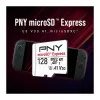 PNY 128GB microSDXC Express Card UHS-I U3 V30 A1 with SD Adapter