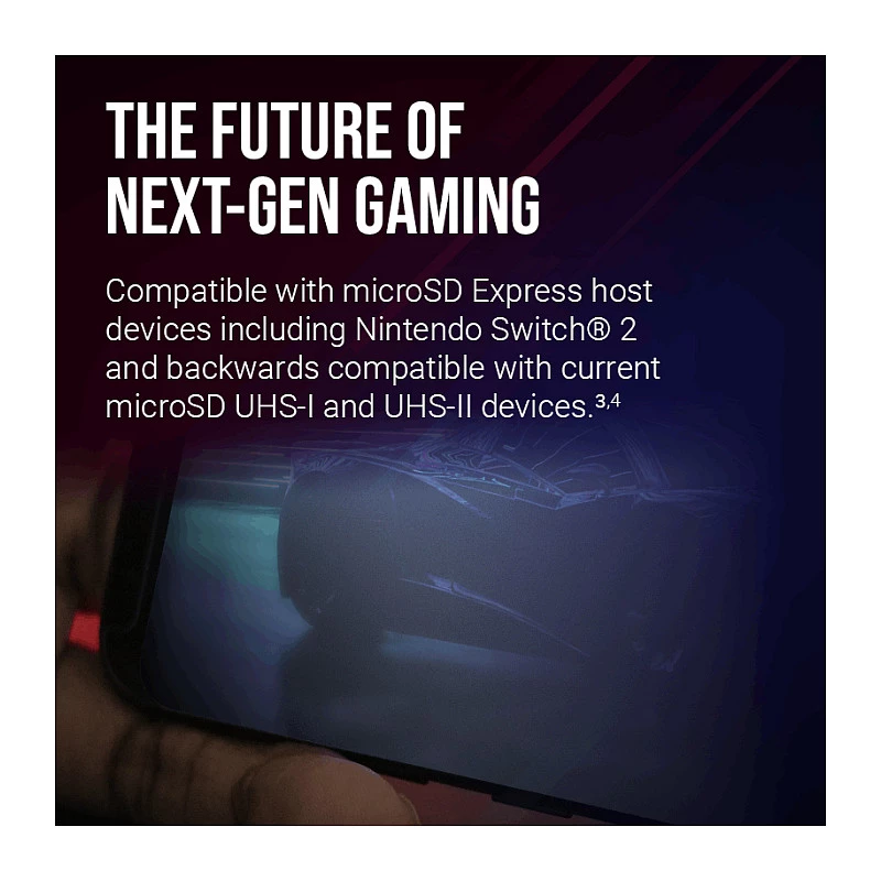 PNY 128GB microSDXC Express Card UHS-I U3 V30 A1 with SD Adapter