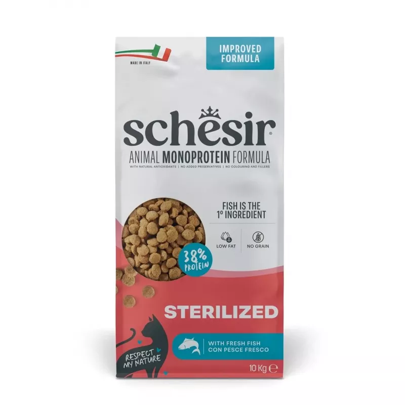 SCHESIR Sterilized Bogata w rybę 10kg