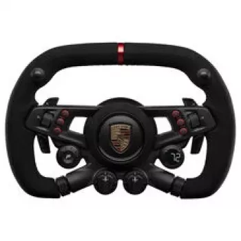 Fanatec CSL Elite Porsche Vision GT Steering Wheel, Suede, OLED Display, 310 mm Width - Black