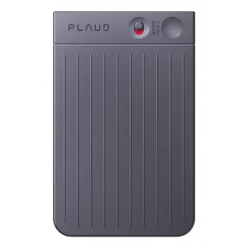 PLAUD NOTE Black AI Voice Recorder with 64GB Storage, Bluetooth 5.0, USB-C, Dual Microphones, MagSafe Compatible