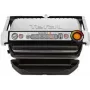 Tefal OptiGrill+ GC712D12 Electric Contact Grill, 2000W, 6 Automatic Programs, Silver/Black