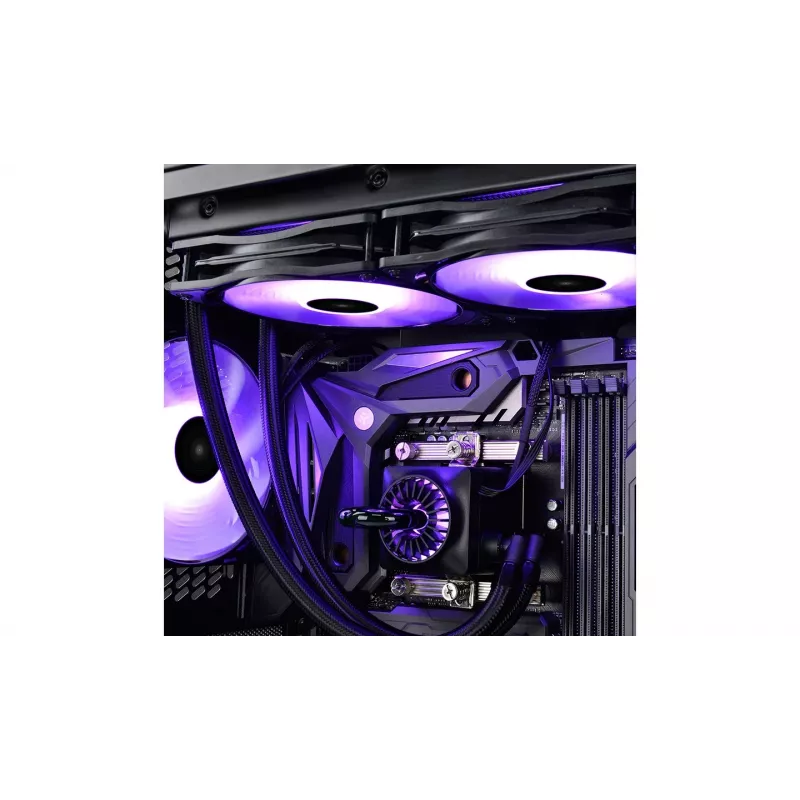 DeepCool RF120 3-in-1 RGB PWM 120mm Case Fan (Black, 3-Pack)