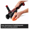 EINHELL Professional Cordless Random Orbital Polisher CP-EP 18/125 Li BL-Solo, 18V, 125mm, Red/Black, Bare Tool