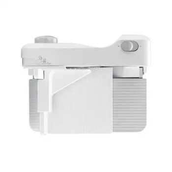 SMAPP 393.5 Electric Food Slicer, Foldable, 150W, Stainless Steel Blade, White