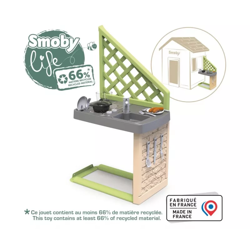Smoby Life Summer Kitchen Grill with Accessories