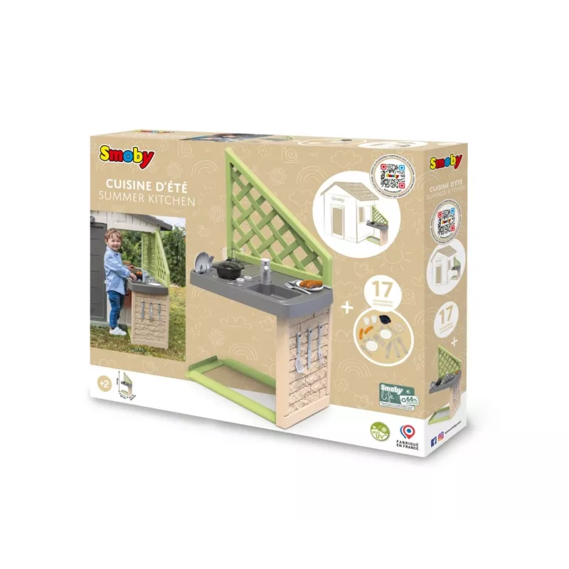 Smoby Life Summer Kitchen Grill with Accessories