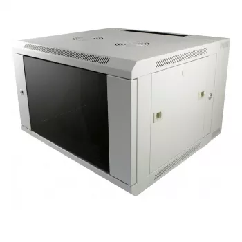 ALLNET 19 inch Wall-Mounted Enclosure 15U 1-Piece Depth 450mm Light Grey Flat Pack SMA Series